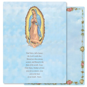 Lady of Guadalupe Letter-size PMC, Hail Mary