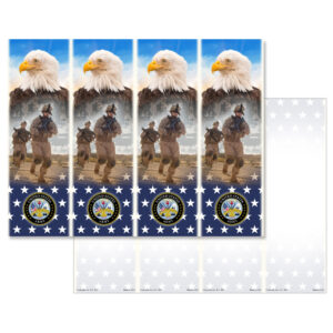Stars & Eagle Micro-Perf, Army
