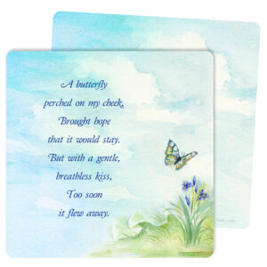 Watercolor Butterfly Mini-Album, Butterfly Poem
