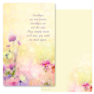 Bright Floral Junior Album, Goodbyes