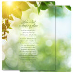 Sunlit Leaves Letter-Size PMC, Stopping Place