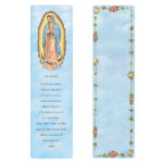 3" x 11" Lady of Guadalupe PMC Large Bookmark, Ave Maria (Spanish)
