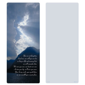 Clouds & Sea Extra-Large Bookmark, You Are Not Forgotten