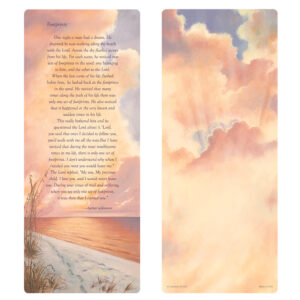 Footprints Extra Large Bookmark, Footprints