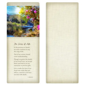 New Day Extra-Large Bookmark, Song of Life