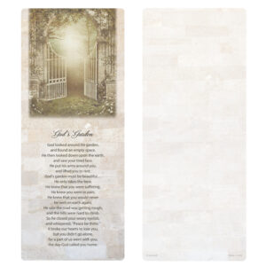 Welcoming Gate Extra Large Bookmark, God's Garden