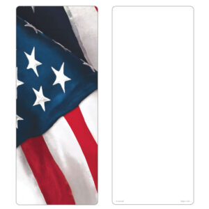 U.S. Flag Extra-Large Bookmark, No Verse