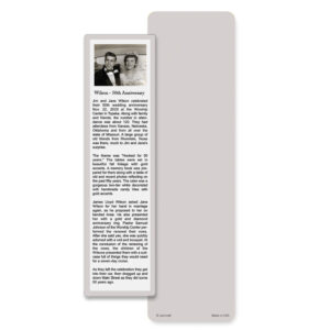 Special Occasion Large Bookmark Pouch, Grey