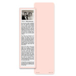 Special Occasion Large Bookmark, Rose