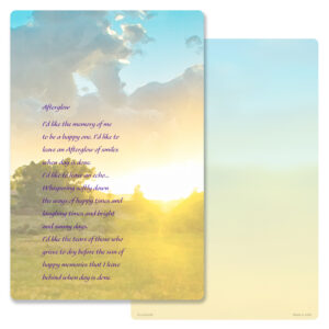Summer Field Album, Afterglow