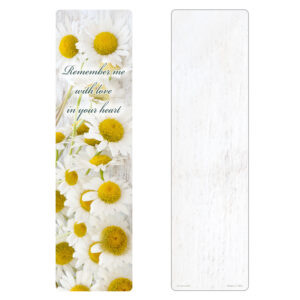 Daisies Large Bookmark, With Love In Your Heart