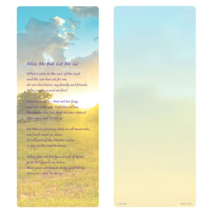 Summer Field Extra-Large Bookmark, Miss Me But Let Me Go