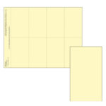 Solid Ivory 8-up Micro-Perforated Prayer Cards