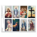 Religious Combo 1 8-up Micro-Perf Prayer Card