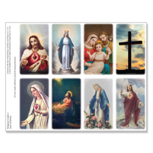 Religious Combo 1 8-up Micro-Perf Prayer Card