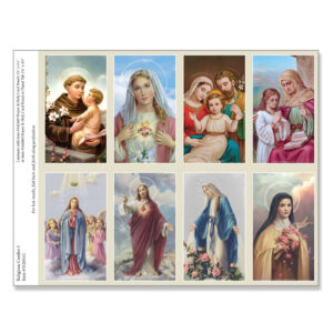 Religious Combo 3 8-up Micro-Perf Prayer Cards