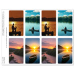 Fishing Combo 8-up Micro-Perf Prayer Cards