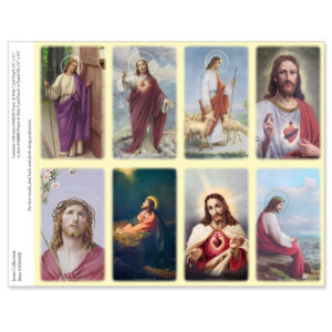 Jesus Collection 8-up Micro-Perf Prayer Cards