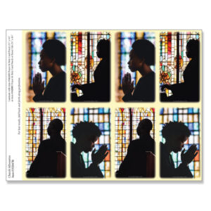 Church Silhouettes 8-up Micro-Perf Prayer Cards