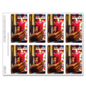Candle Lighting 8-up Micro-Perf Prayer Cards