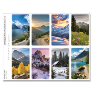 Mountain Views 8-up Micro-Perf Prayer Cards