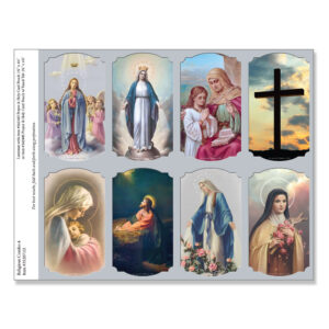 Religious Combo 4 8-up Micro-Perf Prayer Cards