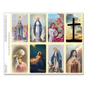 Religious Combo 4 8-up Micro-Perf Prayer Cards
