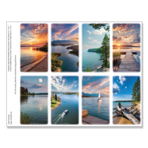 Lake Scenes 8-up Micro-Perf Prayer Cards
