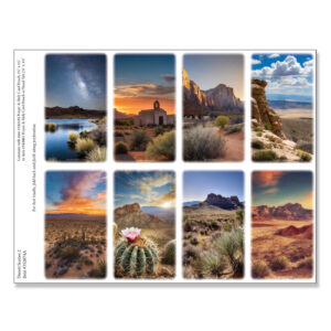 Desert Scenes 2 8-up Micro-Perf Prayer Cards