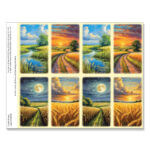Prairie Scenes 8-up Micro-Perf Prayer Cards