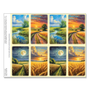 Prairie Scenes 8-up Micro-Perf Prayer Cards