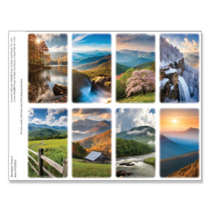 Mountain Views 2 8-up Micro-Perf Prayer Cards