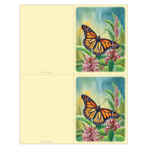 Butterfly 2-up Micro-Perf Memorial Folder