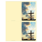 Resurrection 2-up Micro-Perf Memorial Folder