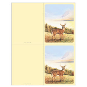 Deer 2-up Micro-Perf Prayer Cards