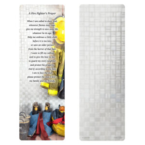 Fire Fighter's Gear PMC Bookmark, Fire Fighter's Prayer 2