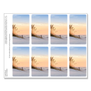 Sandy Beach 8-up Micro-Perf Prayer Cards