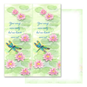 Dragonfly 2-up Micro-Perf Bookmark, Your Wings