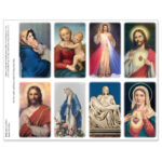 Religious Combo 5 8-up Micro-Perfed Prayer Cards