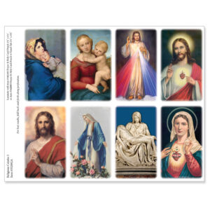 Religious Combo 5 8-up Micro-Perfed Prayer Cards