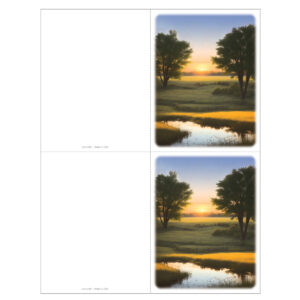 Pond & Pasture 2-up Memorial Folder