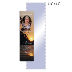 3-1/4" x 11" Bookmark Clear Pouch
