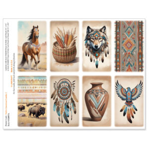 Native American Combo 1 8-up Micro-Perforated Prayer Cards
