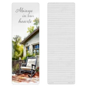 Rocking Chair PMC Bookmark, Always in Our Hearts