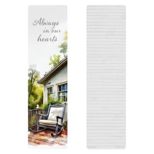Rocking Chair PMC Large Bookmark, Always in Our Hearts