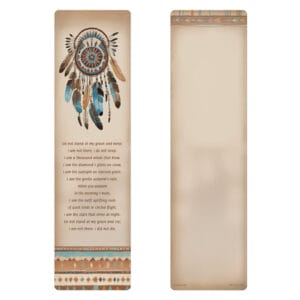 Dreamcatcher PMC Bookmark, Do Not Stand at My Grave