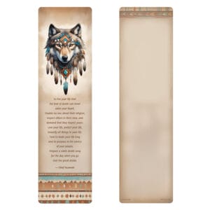 Wolf PMC Large Bookmark, The Great Divide