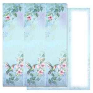 Hummingbird in Flight 3-up Micro-Perforated Sheets