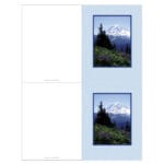Nature's Majesty 2-up Micro-Perforated Memorial Folder