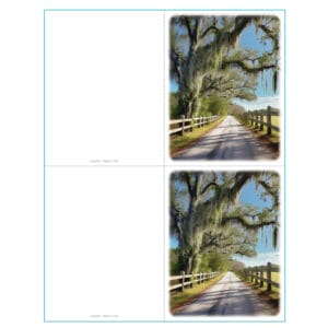 Southern Scene 1 2-up Memorial Folders